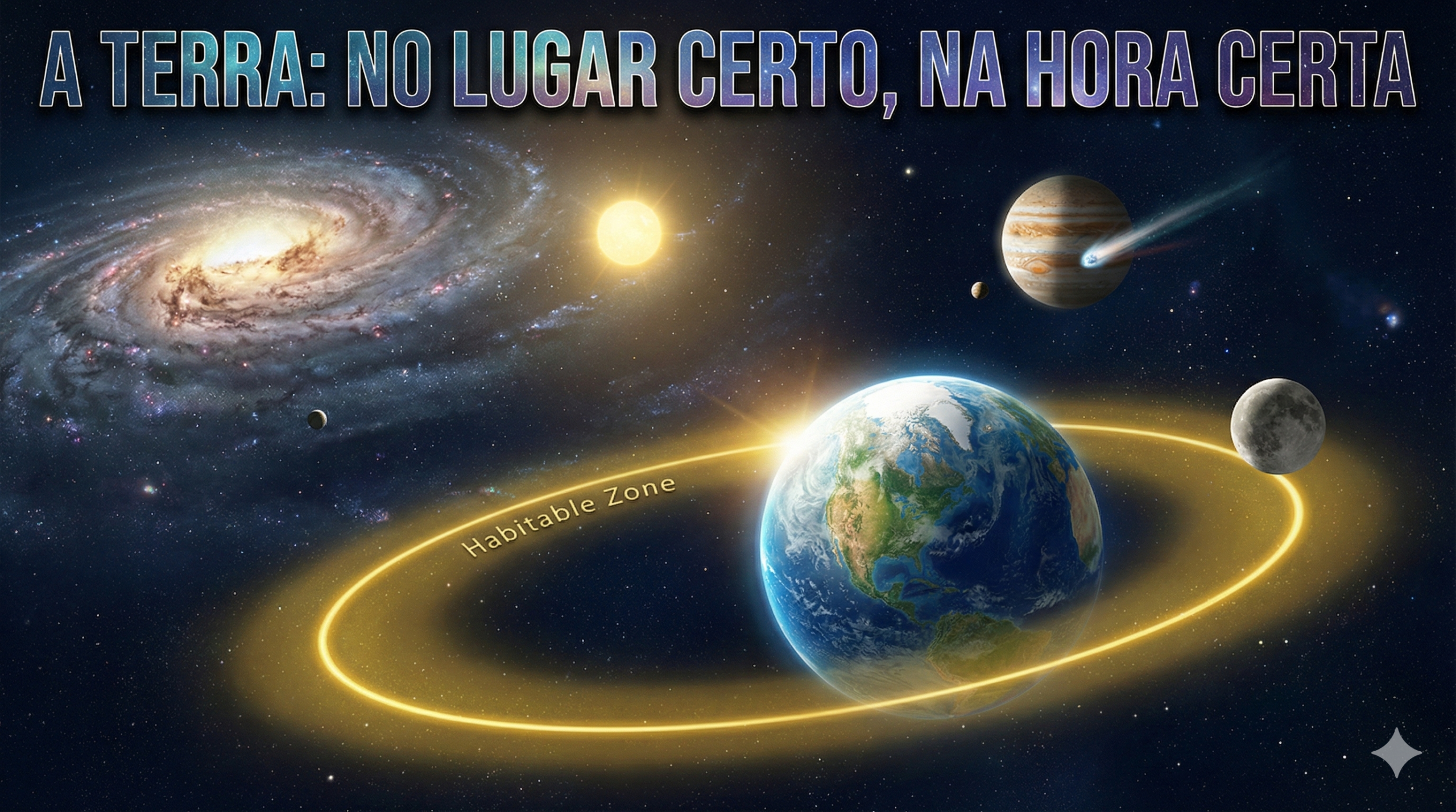 A Terra está na posição correta