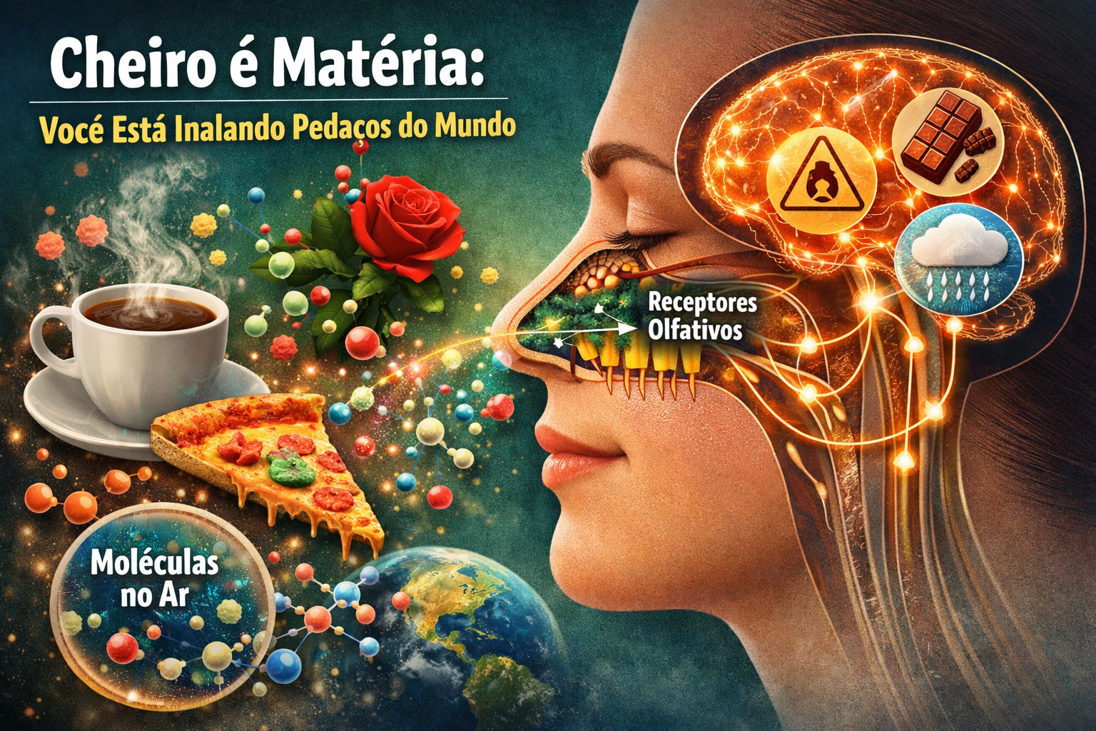 O cheiro é Matéria