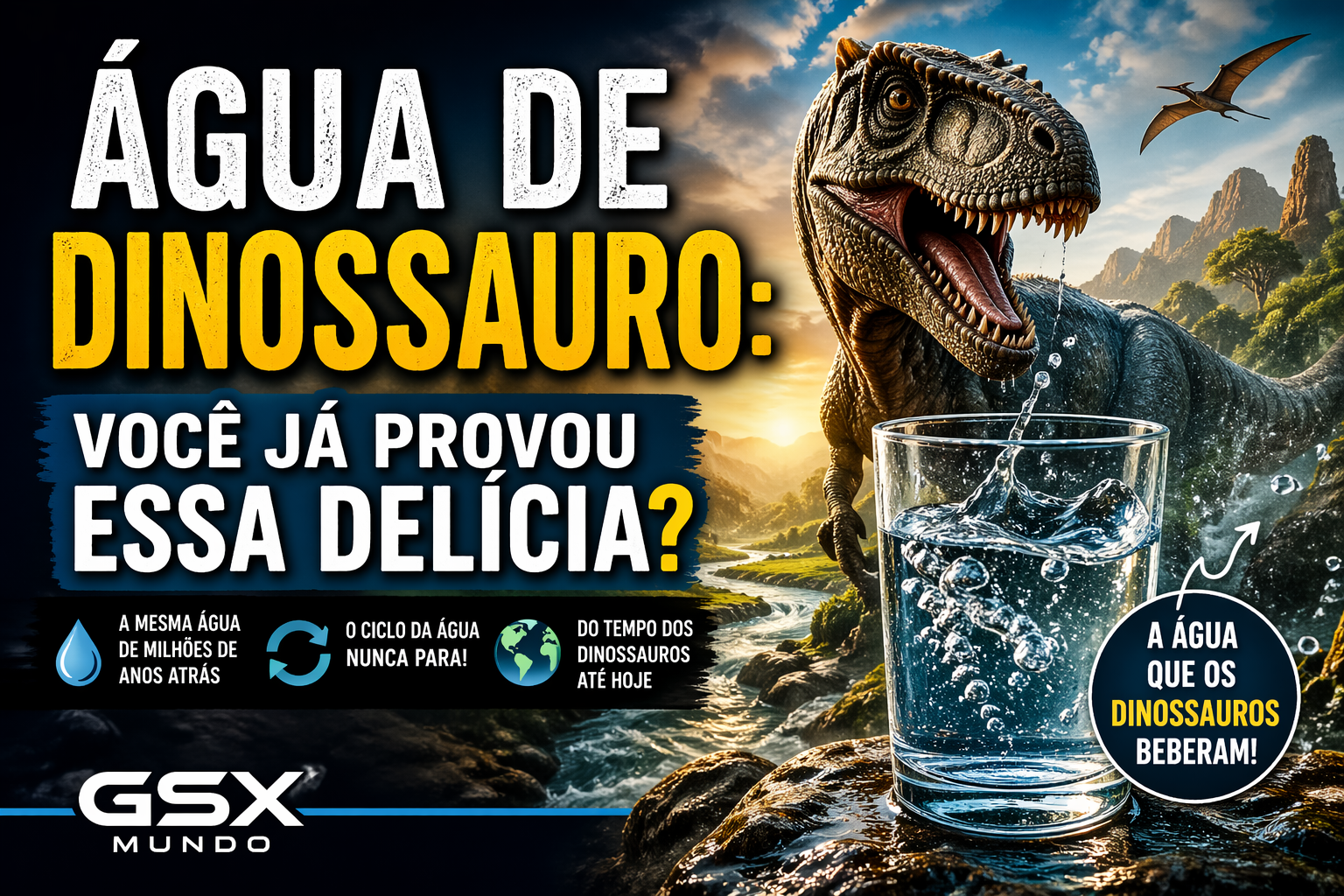 Agua de Dinossauro