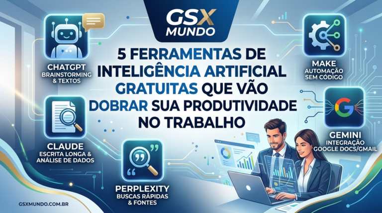 5 Ferramentas de Inteligência Artificial Gratuitas